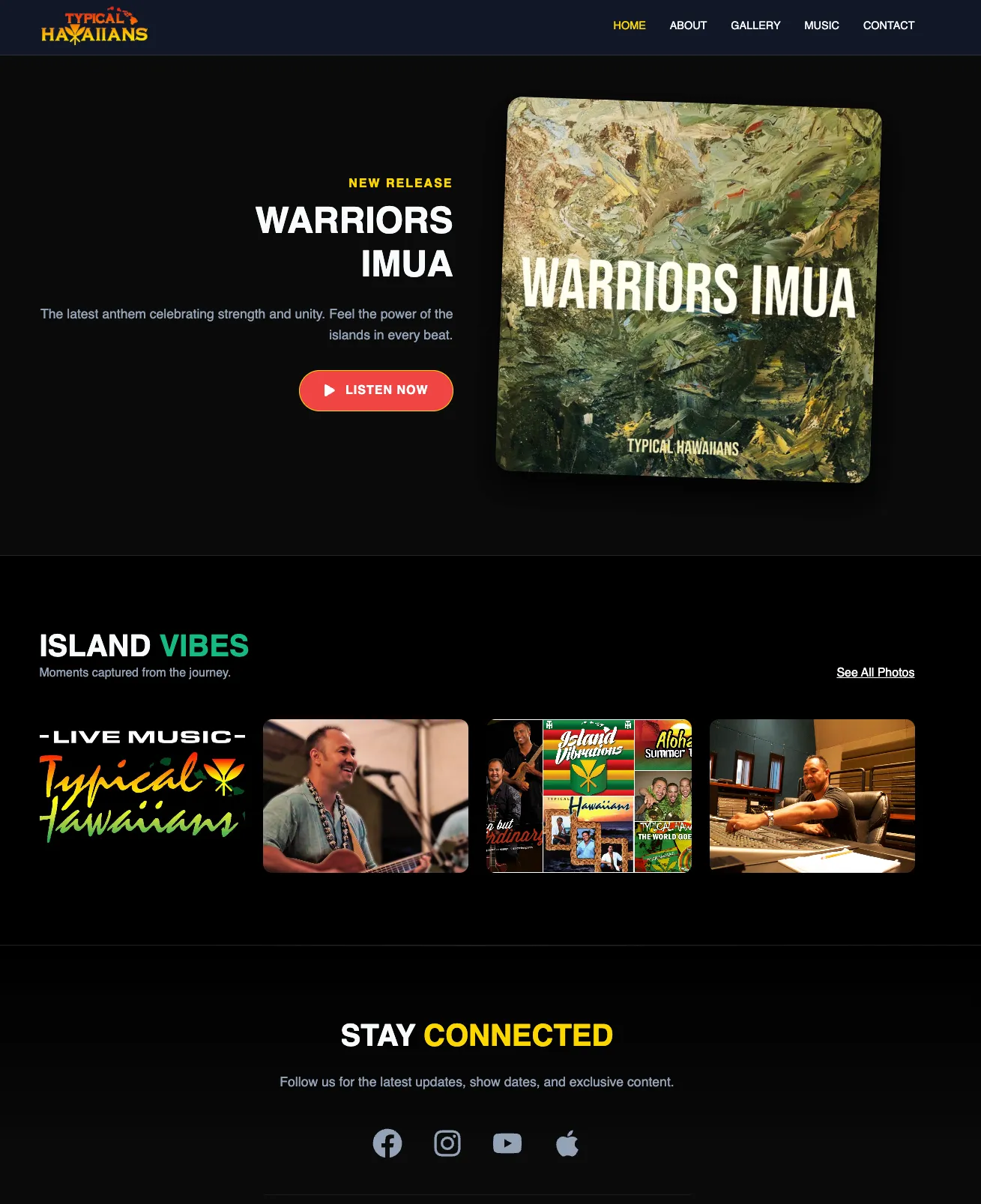 Typical Hawaiians website
